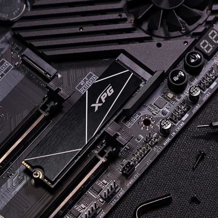 SSD ADATA XPG GAMMIX S70 1TB M.2 PCIe Gen4 3D NAND Write speed 5500 MBytes/sec Read speed 7400 MBytes/sec TBW 740 TB MTBF 2000000 hours AGAMMIXS70B-1T-CS - Image 4