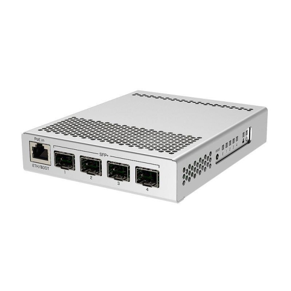 Switch MIKROTIK 1x10Base-T / 100Base-TX / 1000Base-T 4xSFP+ PoE ports 1 CRS305-1G-4S+IN
