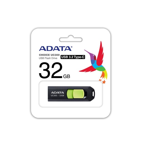 MEMORY DRIVE FLASH USB-C 32GB/ACHO-UC300-32G-RBK/GN ADATA - Image 4