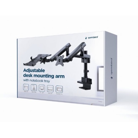 DISPLAY ACC MOUNTING ARM/NB TRAY MA-DA3-02 GEMBIRD - Image 6
