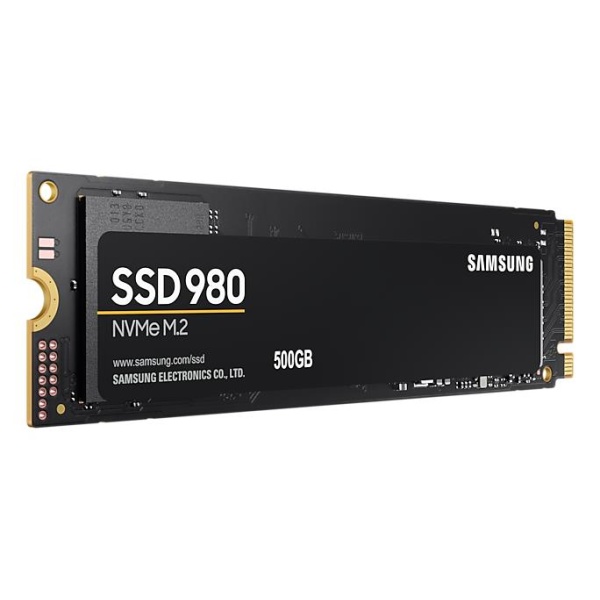 SSD SAMSUNG 980 500GB M.2 PCIE NVMe MLC Write speed 2600 MBytes/sec Read speed 3100 MBytes/sec 2.38mm TBW 300 TB MTBF 1500000 hours MZ-V8V500BW - Image 3