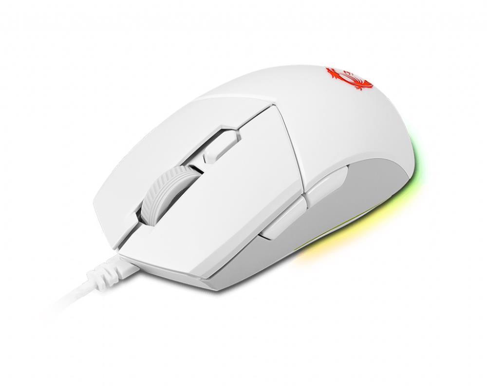 MOUSE USB OPTICAL GAMING/CLUTCH GM11 WHITE MSI - Image 3