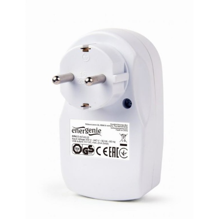 CHARGER USB WITH P/T AC SOCKET/EG-ACU2-02 GEMBIRD - Image 2