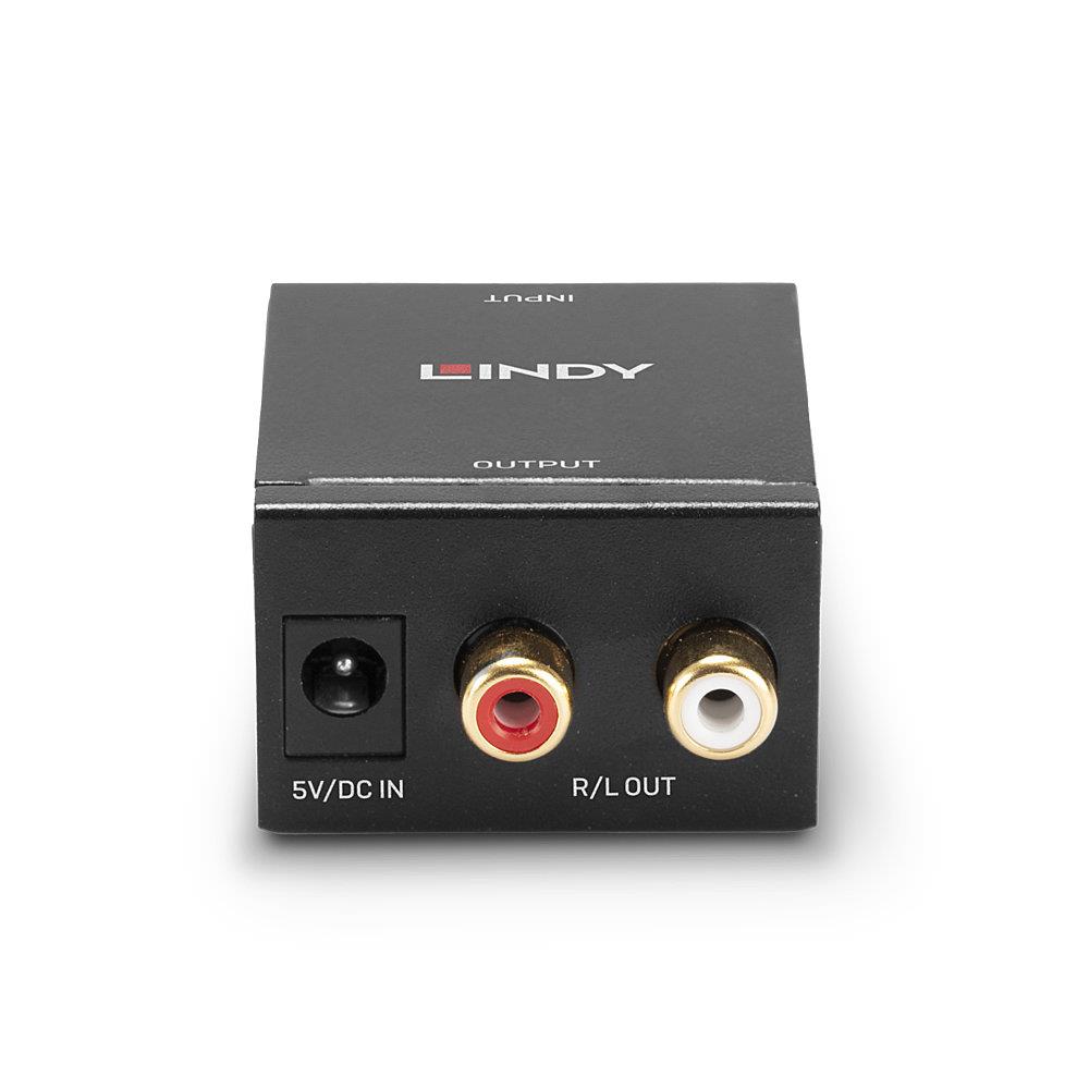 I/O CONVERTER TOSLINK&COAXIAL/TO PHONO DAC 70368 LINDY - Image 2