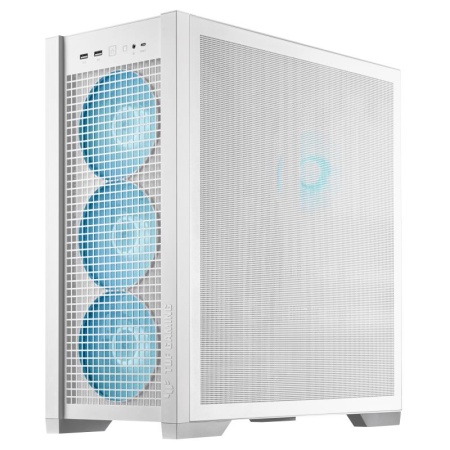 Case ASUS TUF Gaming GT302 ARGB MidiTower Case product features Transparent panel Not included ATX EATX MicroATX MiniITX Colour White TUFGAMINGGT302ARGB - Image 2