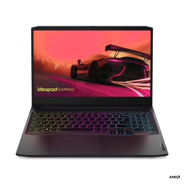 Notebook LENOVO IdeaPad Gaming 3 15ACH6 CPU  Ryzen 5 5500H 3300 MHz 15.6" 1920x1080 RAM 8GB DDR4 3200 MHz SSD 512GB NVIDIA GeForce RTX 2050 4GB ENG Black 2.25 kg 82K2027BRM - Image 3