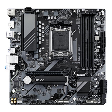 Mainboard GIGABYTE AMD B650 SAM5 Micro-ATX Memory DDR5 Memory slots 4 1xPCI-Express 3.0 1x 1xPCI-Express 4.0 16x 2xM.2 1xHDMI 2xDisplayPort 2xUSB 2.0 3xUSB 3.2 1xUSB-C 1xPS/2 1xRJ45 3xAudio port B650MD3HP - Image 3
