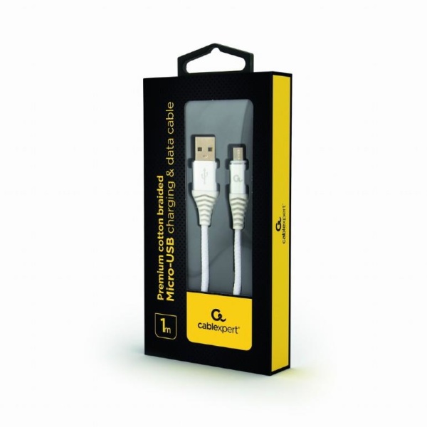CABLE USB2 TO MICRO-USB 1M/CC-USB2B-AMMBM-1M-BW2 GEMBIRD - Image 2
