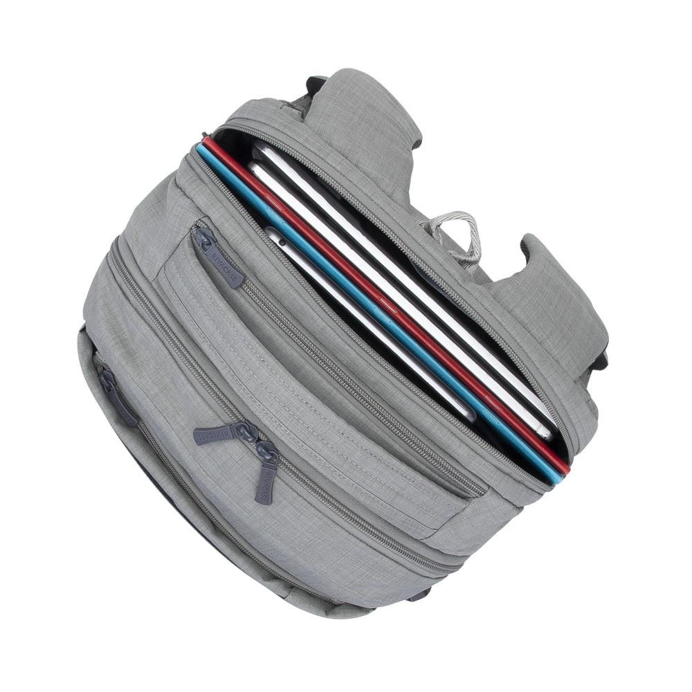 NB BACKPACK CARRY-ON 15.6"/8363 GREY RIVACASE - Image 2