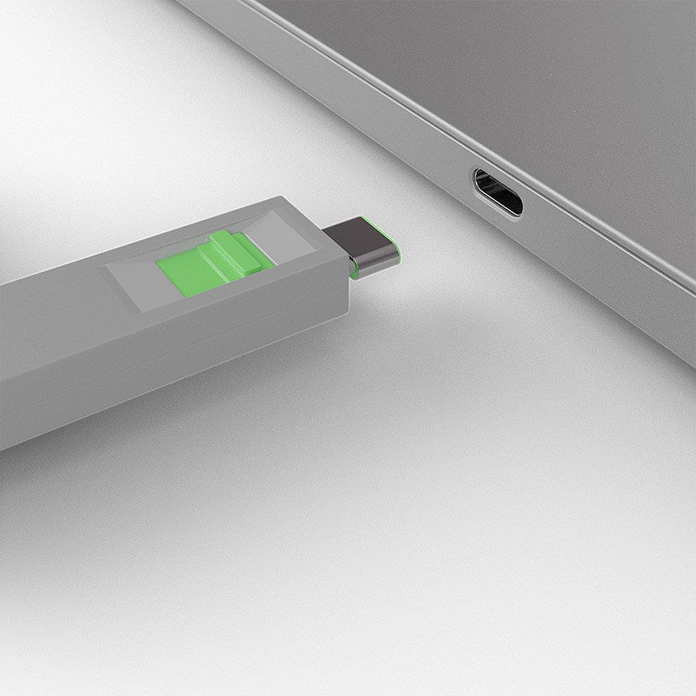 USB PORT TYPE-C BLOCKER 4PACK/GREEN 40426 LINDY - Image 3