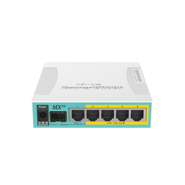 NET ROUTER 10/100/1000M 5PORT/HEX POE RB960PGS MIKROTIK - Image 2