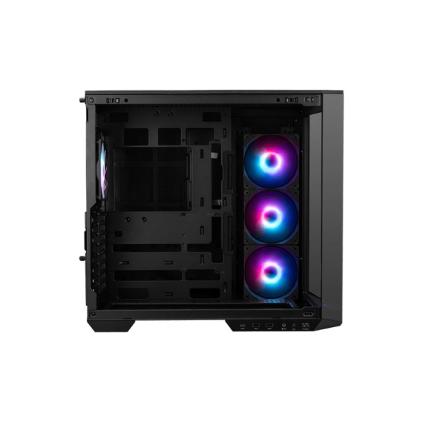 Case MSI MAG PANO 100R PZ MidiTower Case product features Transparent panel ATX MicroATX MiniITX Colour Black MAGPANO100RPZ - Image 2
