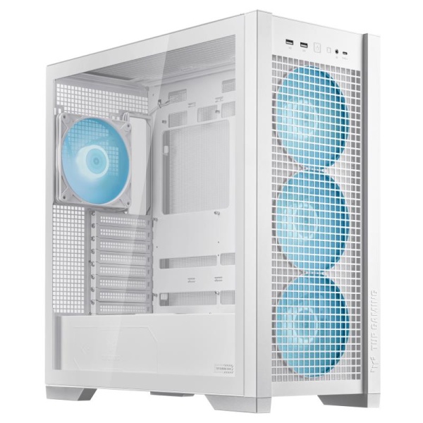 Case ASUS TUF Gaming GT302 ARGB MidiTower Case product features Transparent panel Not included ATX EATX MicroATX MiniITX Colour White TUFGAMINGGT302ARGB