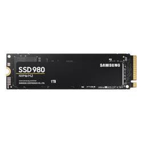 SSD SAMSUNG 980 1TB M.2 PCIE NVMe MLC Write speed 3000 MBytes/sec Read speed 3500 MBytes/sec 2.38mm TBW 600 TB MTBF 1500000 hours MZ-V8V1T0BW