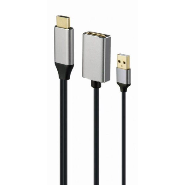 I/O ADAPTER HDMI TO DP/BLACK A-HDMIM-DPF-02 GEMBIRD - Image 3