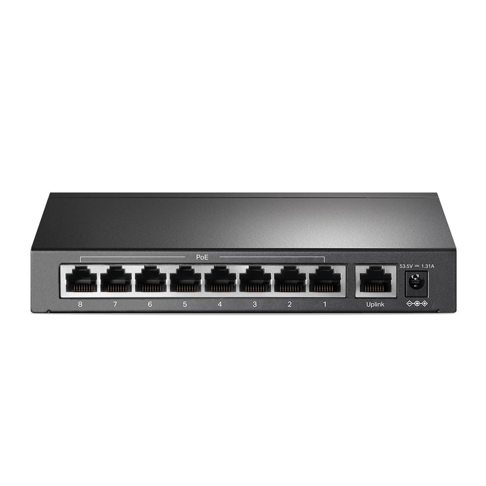 Switch TP-LINK Desktop/pedestal 9x10Base-T / 100Base-TX PoE+ ports 8 TL-SF1009P - Image 3