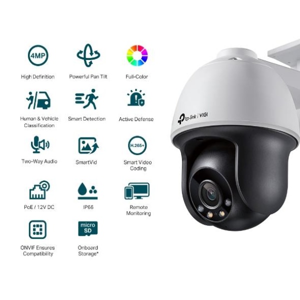 NET CAMERA PT 4MP IR/VIGI C540(4MM) TP-LINK - Image 2