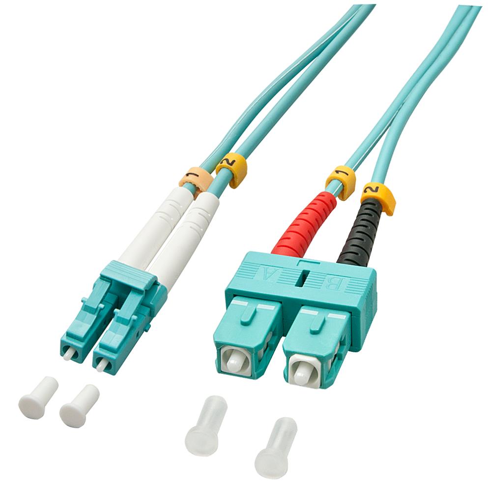 CABLE FIBRE OPTIC LC/SC OM3/1M 46390 LINDY