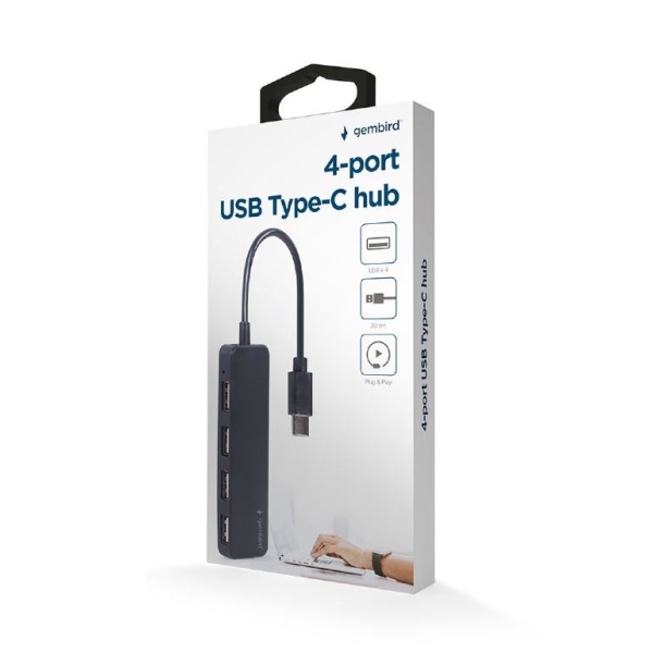 I/O HUB USB-C 4PORT/UHB-CM-U2P4-01 GEMBIRD - Image 3