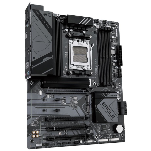 Mainboard GIGABYTE AMD B650 SAM5 ATX Memory DDR5 Memory slots 4 1xPCI-Express 16x 3xPCI-Express 3.0 16x 3xM.2 1xHDMI 1xDisplayPort 1xAudio-In 1xAudio-Out 1xMicrophone 6xUSB 2.0 2xUSB 3.2 1xUSB-C 1xPS/2 1xRJ45 B650EAGLE - Image 3