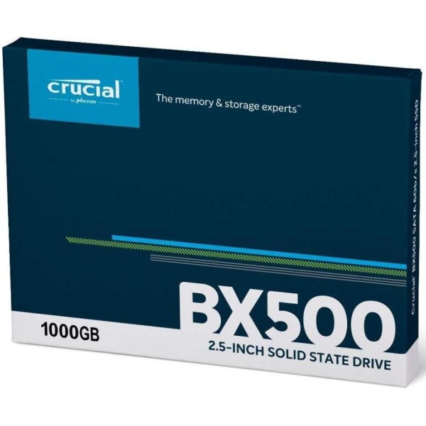 SSD CRUCIAL BX500 1TB SATA 3.0 Write speed 500 MBytes/sec Read speed 540 MBytes/sec 2,5" TBW 360 TB CT1000BX500SSD1 - Image 5