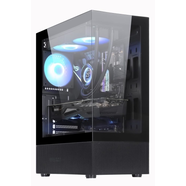 Case GOLDEN TIGER Raider DK-6 MidiTower Case product features Transparent panel Not included ATX Colour Black RAIDERDK6