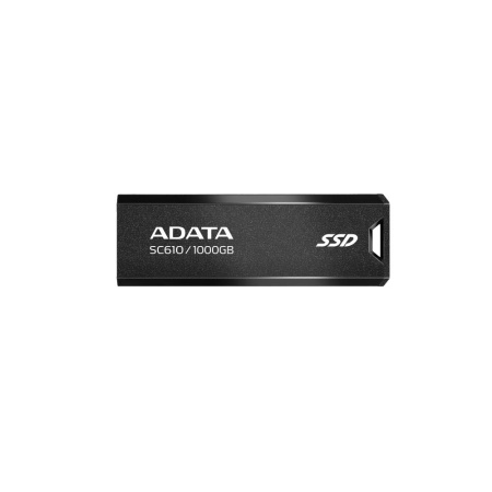 External SSD ADATA SC610 1TB USB 3.2 Write speed 500 MBytes/sec Read speed 550 MBytes/sec SC610-1000G-CBK/RD - Image 5