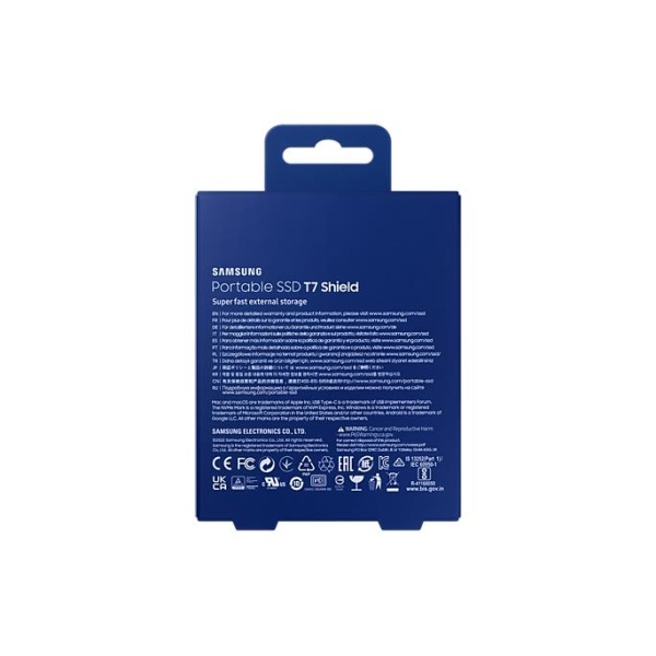 External SSD SAMSUNG T7 1TB USB 3.2 Write speed 1000 MBytes/sec Read speed 1050 MBytes/sec MU-PE1T0R/EU - Image 9