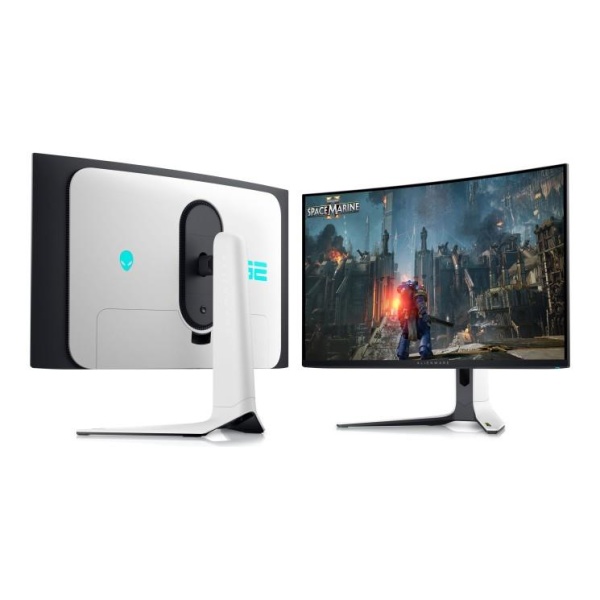 LCD Monitor DELL AW3225QF 32" Gaming Panel QD-OLED 3840x2160 16:9 Matte 0.03 ms Swivel Height adjustable Tilt Colour Black / White 210-BLLV - Image 4