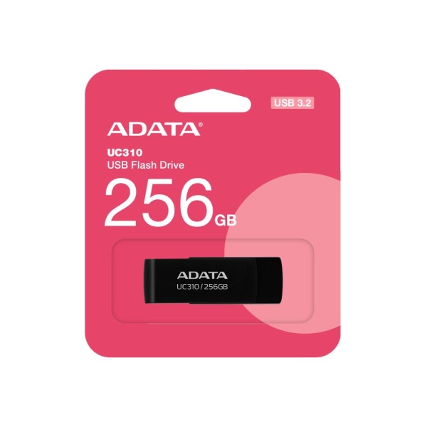 MEMORY DRIVE FLASH USB3.2 256G/BLACK UC310-256G-RBK ADATA - Image 4