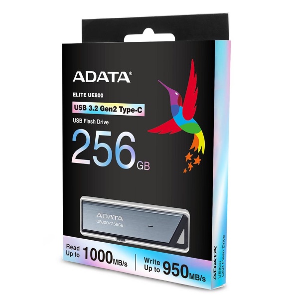 MEMORY DRIVE FLASH USB-C 256GB/SILV AELI-UE800-256G-CSG ADATA - Image 3