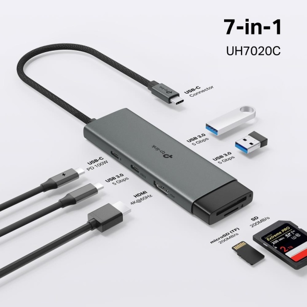 I/O HUB USB-C 7PORT/UH7020C TP-LINK - Image 4
