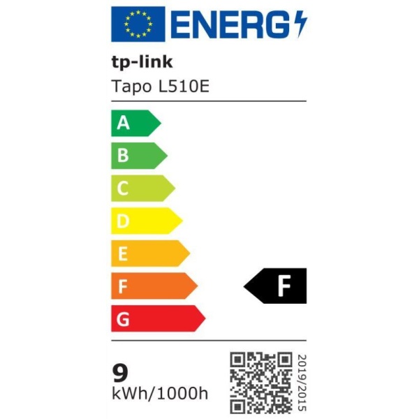 Smart Light Bulb TP-LINK Power consumption 8.7 Watts Luminous flux 806 Lumen 2700 K 220-240 V Beam angle 220 degrees TAPOL510E - Image 2