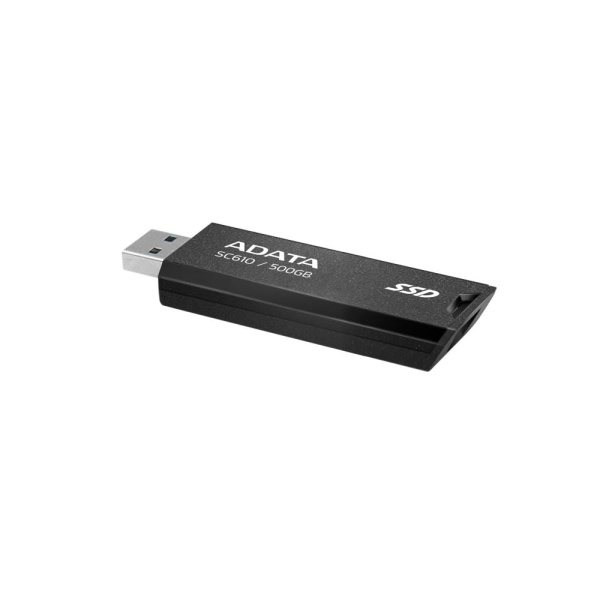External SSD ADATA SC610 500GB USB 3.2 Write speed 500 MBytes/sec Read speed 550 MBytes/sec SC610-500G-CBK/RD - Image 4