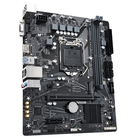 Mainboard GIGABYTE Intel Q470 Express LGA1200 Micro-ATX Memory DDR4 Memory slots 2 1xPCI-Express 3.0 1x 1xPCI-Express 3.0 16x 1xM.2 1x15pin D-sub 1xHDMI 4xUSB 2.0 2xUSB 3.2 2xPS/2 1xRJ45 3xAudio port H510MHV22.0 - Image 3