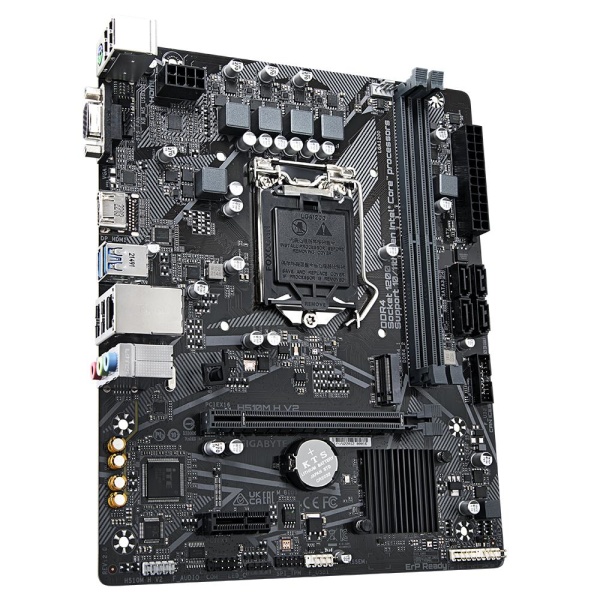Mainboard GIGABYTE Intel Q470 Express LGA1200 Micro-ATX Memory DDR4 Memory slots 2 1xPCI-Express 3.0 1x 1xPCI-Express 3.0 16x 1xM.2 1x15pin D-sub 1xHDMI 4xUSB 2.0 2xUSB 3.2 2xPS/2 1xRJ45 3xAudio port H510MHV22.0 - Image 3