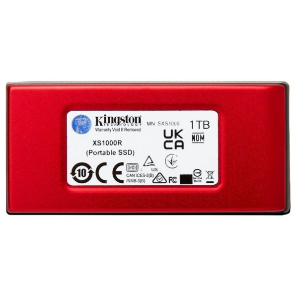 External SSD KINGSTON XS1000 1TB USB 3.2 Write speed 1000 MBytes/sec Read speed 1050 MBytes/sec SXS1000R/1000G - Image 3