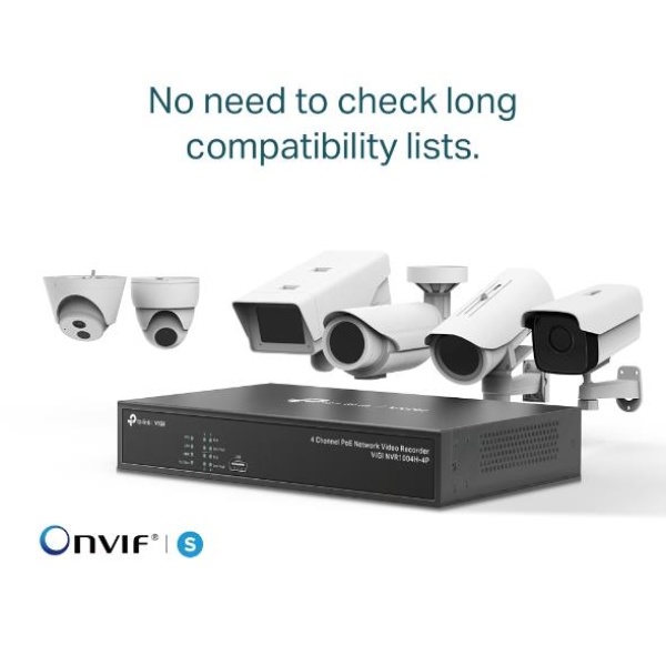 NET VIDEO RECORDER 4CH POE+/VIGI NVR1004H-4P TP-LINK - Image 3