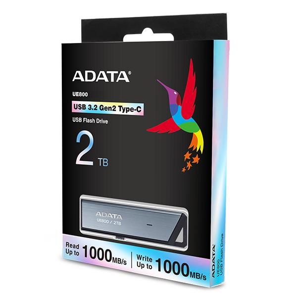 MEMORY DRIVE FLASH USB-C 2TB/SILV AELI-UE800-2T-CSG ADATA - Image 5