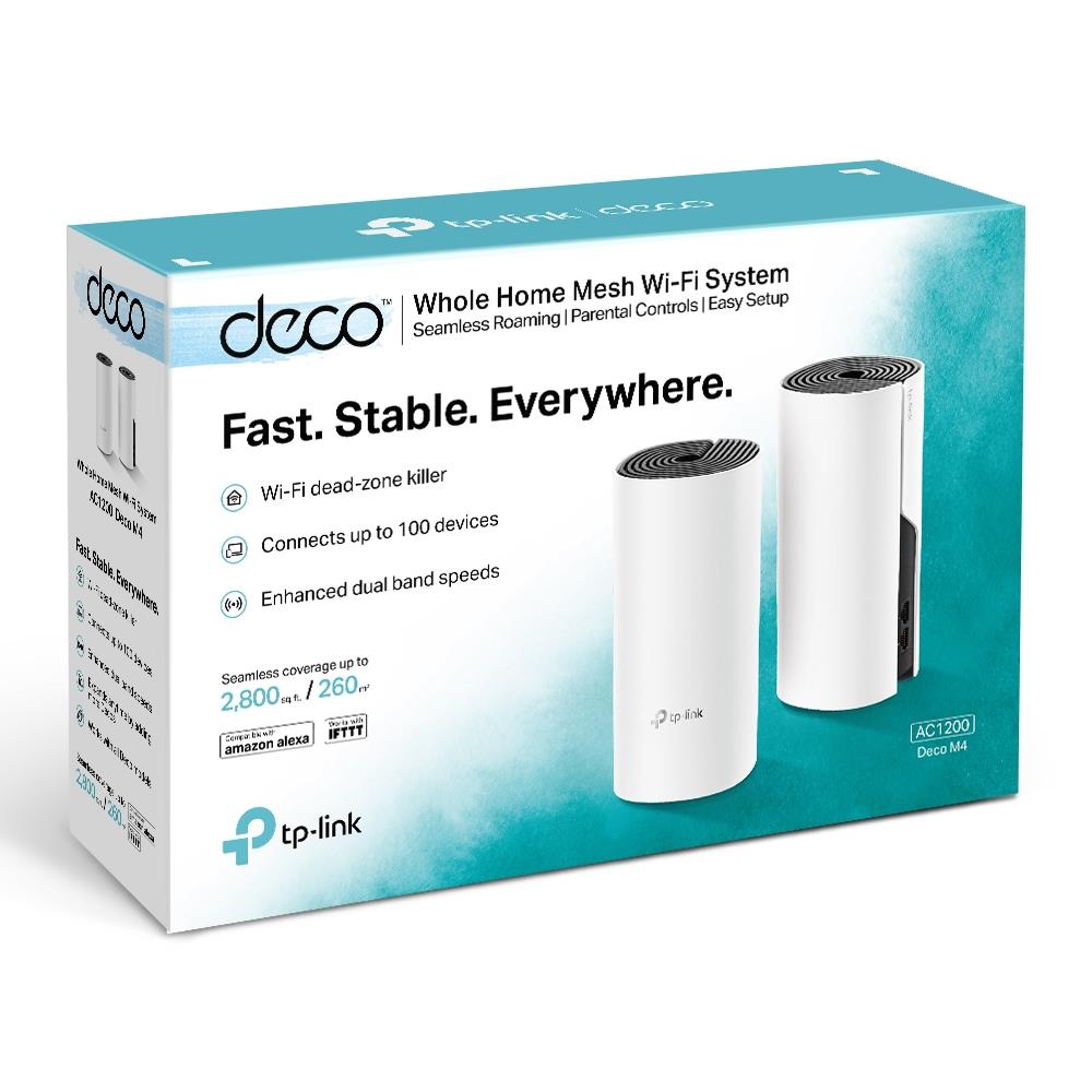 Wireless Router TP-LINK Wireless Router 2-pack 1200 Mbps Mesh DHCP DECOM4(2-PACK) - Image 3