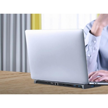 I/O ADAPTER USB-C TO HDMI/USB3/10IN1 A-CM-COMBO10-01 GEMBIRD - Image 2