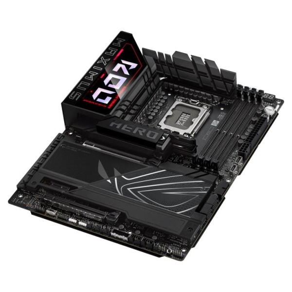 Mainboard ASUS Intel Z890 LGA1851 ATX Memory DDR5 Memory slots 4 1xPCI-Express 4.0 1x 1xPCI-Express 4.0 16x 1xPCI-Express 5.0 16x 6xM.2 1xHDMI 1xAudio-In 1xAudio-Out 4xUSB 3.0 4xUSB 3.1 1xUSB-C 2xUSB-C w/Thunderbolt 1xOptical S/PDIF 2xRJ45 ROGMAXIMUSZ890HERO - Image 4
