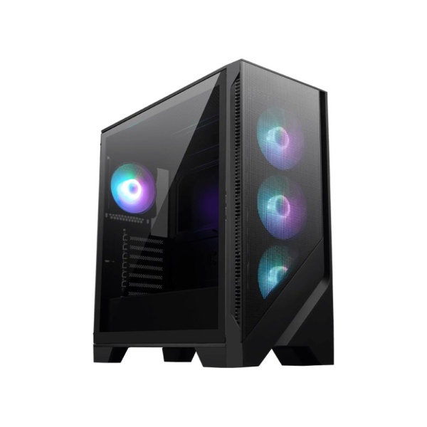 Case MSI MAG FORGE 321R AIRFLOW MidiTower Case product features Transparent panel ATX MicroATX MiniITX Colour Black MAGFORGE321RAIRFLOW