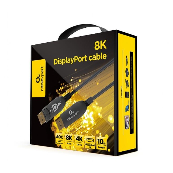 CABLE DISPLAY PORT 10M AOC/PREM CC-DP8K-AOC-10M GEMBIRD - Image 3