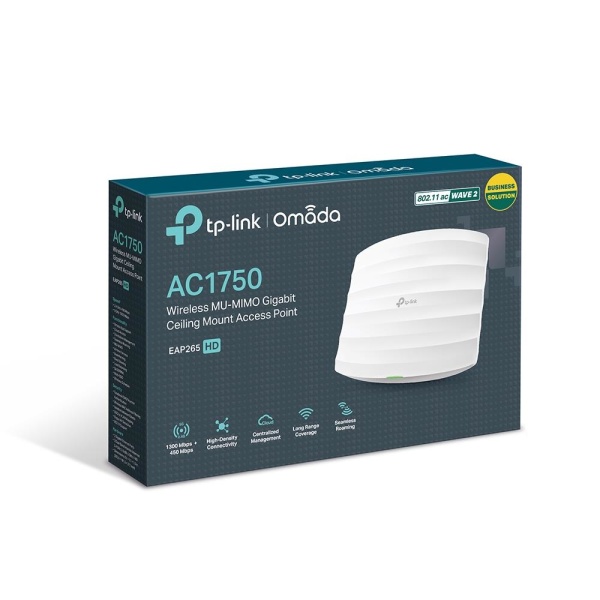 Access Point TP-LINK Omada 1750 Mbps IEEE 802.11a IEEE 802.11b IEEE 802.11g IEEE 802.11n IEEE 802.11ac 1x10/100/1000M EAP265HD - Image 5