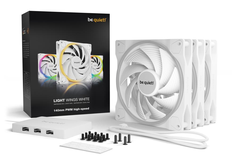 CASE FAN 140MM LIGHT WINGS PWM/WHITE HIGH-SP. BL103 BE QUIET - Image 2