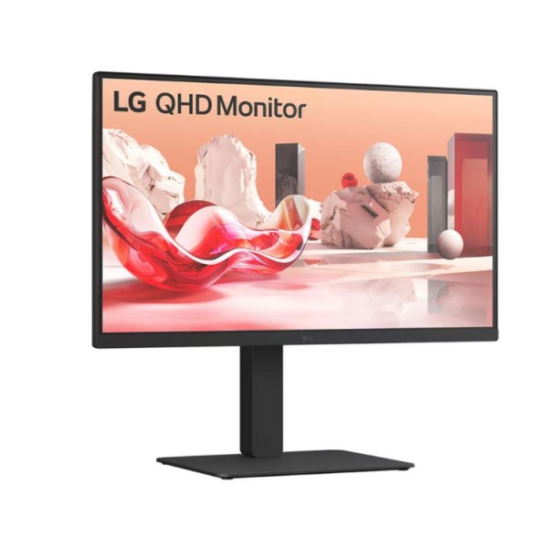 LCD Monitor LG 27BA75QB-B 27" Panel IPS 2560x1440 16:9 100Hz Matte Speakers Swivel Pivot Height adjustable Tilt Colour Black 27BA75QB-B - Image 2