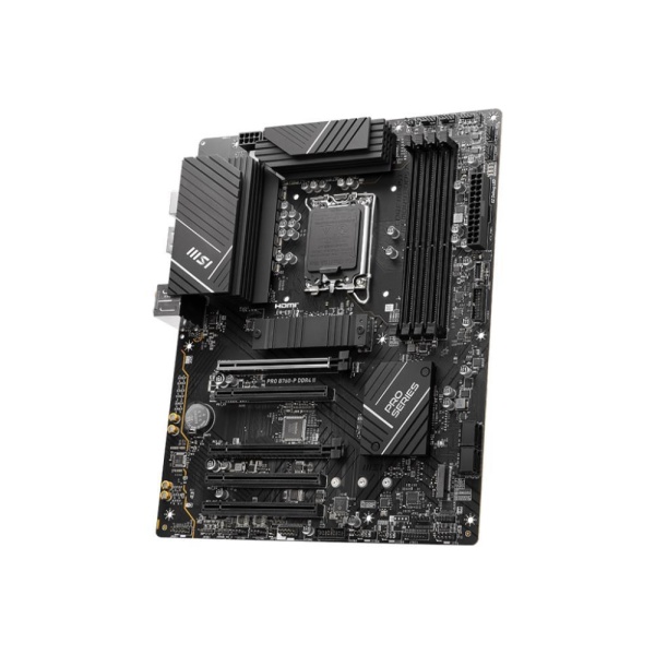 Mainboard MSI Intel B760 Express LGA1700 ATX Memory DDR4 Memory slots 4 5xPCI-Express 5.0 16x 2xM.2 1xHDMI 1xDisplayPort 2xUSB 2.0 2xUSB 3.2 1xUSB-C 1xOptical S/PDIF 1xRJ45 5xAudio port PROB760-PDDR4II - Image 3