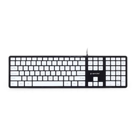 KEYBOARD MULTIMEDIA USB ENG/CHOCOL. KB-MCH-02-BKW GEMBIRD - Image 4
