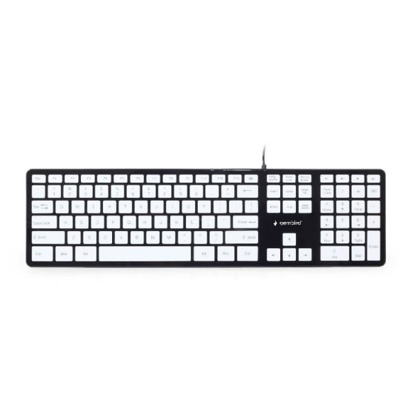 KEYBOARD MULTIMEDIA USB ENG/CHOCOL. KB-MCH-02-BKW GEMBIRD - Image 4